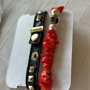 Erimish stackable bracelets.